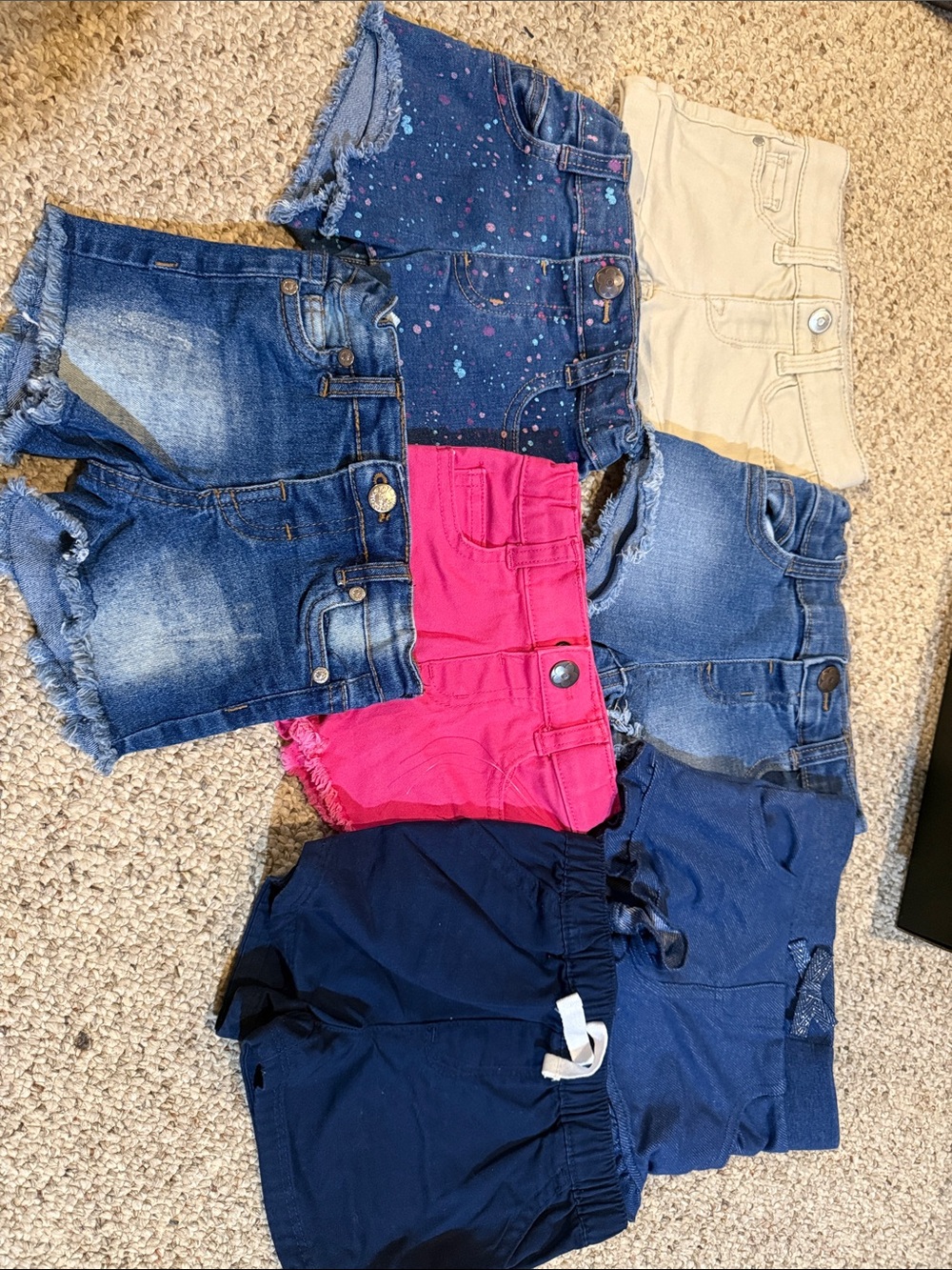 Kids Denim and Cotton Shorts - Multicolor Pack